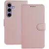 Coque portefeuille Phonesta Smooth Skin pour Samsung Galaxy S25/S24 - Or rose