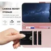 Coque portefeuille Phonesta Smooth Skin pour Samsung Galaxy A26 - Or rose 1