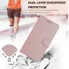 Coque portefeuille Phonesta Smooth Skin pour Samsung Galaxy A26 - Or rose 2