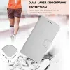 Coque portefeuille Phonesta Smooth Skin pour Apple iPhone 17e/16e - Argent 3