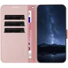 Coque portefeuille Phonesta Smooth Skin pour HONOR 400 - Or rose 6