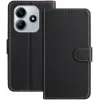 Coque portefeuille Phonesta Smooth Skin pour Xiaomi Redmi Note 14 4G 164.8mm - Noir