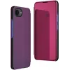 Coque à rabat Phonesta Smart Mirror View pour Apple iPhone 17e/16e - Violet