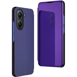 Coque à rabat Phonesta Smart Mirror View pour Xiaomi Poco X7 Pro - Indigo