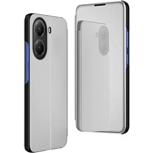 Coque à rabat Phonesta Smart Mirror View pour Xiaomi Poco X7 Pro - Argent