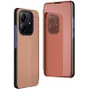 Coque à rabat Phonesta Smart Mirror View pour Xiaomi Redmi Note 14 4G - Or rose 0