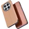 Coque à rabat Phonesta Smart Mirror View pour Xiaomi Redmi Note 14 Pro 5G / Xiaomi Poco X7 - Or rose