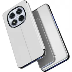 Coque à rabat Phonesta Smart Mirror View pour Xiaomi Redmi Note 14 Pro 5G / Xiaomi Poco X7 - Argent