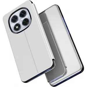 Coque à rabat Phonesta Smart Mirror View pour Xiaomi Redmi Note 14 Pro 5G / Xiaomi Poco X7 - Argent