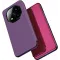Coque à rabat Phonesta Smart Mirror View pour Xiaomi Redmi Note 14 Pro Plus - Violet