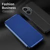 Coque à rabat Phonesta Smart Mirror View pour HONOR 400 - Bleu 3