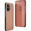 Coque à rabat Phonesta Smart Mirror View pour HONOR 400 - Or rose 0
