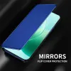 Coque à rabat Phonesta Smart Mirror View pour HONOR 400 Lite - Or 3