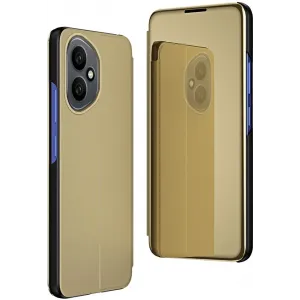 Coque à rabat Phonesta Smart Mirror View pour HONOR 400 Pro - Or