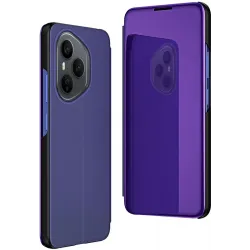 Coque à rabat Phonesta Smart Mirror View pour HONOR 400 Pro - Indigo