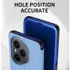 Coque à rabat Phonesta Smart Mirror View pour HONOR 400 Pro - Violet 2