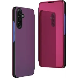Coque à rabat Phonesta Smart Mirror View pour Samsung Galaxy A17/A26 - Violet