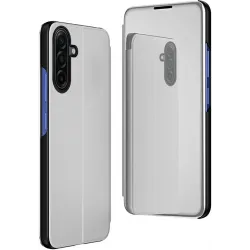 Coque à rabat Phonesta Smart Mirror View pour Samsung Galaxy A17/A26 - Argent