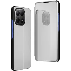 Coque à rabat Phonesta Smart Mirror View pour Xiaomi 15T - Argent