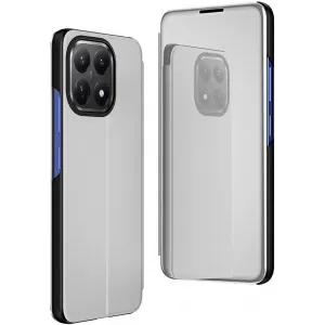 Coque à rabat Phonesta Smart Mirror View pour Xiaomi 15T - Argent