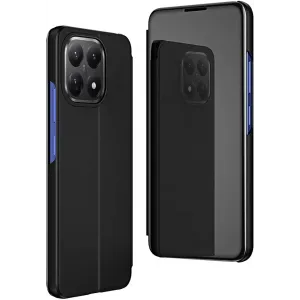Coque à rabat Phonesta Smart Mirror View pour Xiaomi 15T - Noir