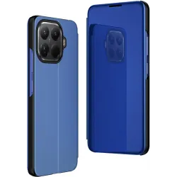 Coque à rabat Phonesta Smart Mirror View pour Xiaomi 15T Pro - Bleu