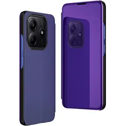 Coque à rabat Phonesta Smart Mirror View pour Xiaomi Redmi Note 14 4G 164.8mm - Indigo
