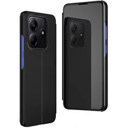 Coque à rabat Phonesta Smart Mirror View pour Xiaomi Redmi Note 14 4G 164.8mm - Noir