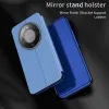 Coque à rabat Phonesta Smart Mirror View pour HONOR Magic8 Lite - Or 2