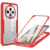 Coque intégrale Phonesta Slim Protect 360 protecteur d'écran pour Oppo Reno12 F/Reno12 FS - Rouge