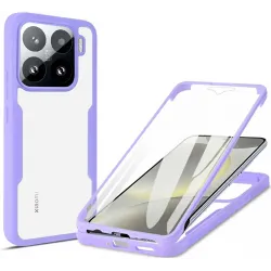 Coque intégrale Phonesta Slim Protect 360 protecteur d'écran pour Xiaomi 15 - Violet