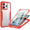 Coque intégrale Phonesta Slim Protect 360 protecteur d'écran pour Xiaomi Redmi Note 14 4G - Rouge