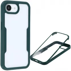 Coque intégrale Phonesta Slim Protect 360 protecteur d'écran pour Apple iPhone 17e/16e - Vert