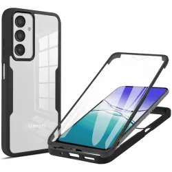 Coque intégrale Phonesta Slim Protect 360 protecteur d'écran pour Samsung Galaxy A16 - Noir