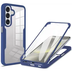 Coque intégrale Phonesta Slim Protect 360 protecteur d'écran pour Samsung Galaxy A26 - Bleu