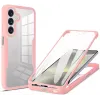 Coque intégrale Phonesta Slim Protect 360 protecteur d'écran pour Samsung Galaxy A26 - Rose