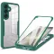 Coque intégrale Phonesta Slim Protect 360 protecteur d'écran pour Samsung Galaxy S24 FE - Vert