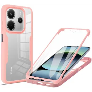 Coque intégrale Phonesta Slim Protect 360 protecteur d'écran pour Xiaomi Redmi Note 14 5G - Rose