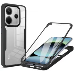 Coque intégrale Phonesta Slim Protect 360 protecteur d'écran pour Xiaomi Redmi Note 14 5G - Noir