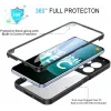 Coque intégrale Phonesta Slim Protect 360 protecteur d'écran pour Xiaomi Redmi 15C / Xiaomi Poco C85 - Rouge 2
