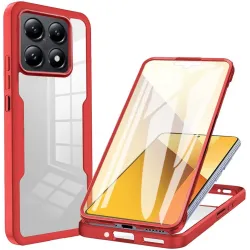 Coque intégrale Phonesta Slim Protect 360 protecteur d'écran pour Xiaomi 14T - Rouge
