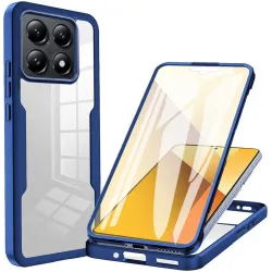Coque intégrale Phonesta Slim Protect 360 protecteur d'écran pour Xiaomi 14T Pro - Bleu
