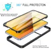 Coque intégrale Phonesta Slim Protect 360 protecteur d'écran pour Xiaomi 14T Pro - Rouge 1