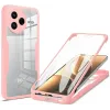 Coque intégrale Phonesta Slim Protect 360 protecteur d'écran pour Xiaomi Poco F7 Pro - Rose