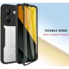 Coque intégrale Phonesta Slim Protect 360 protecteur d'écran pour Xiaomi Poco M7 Pro - Rouge 8
