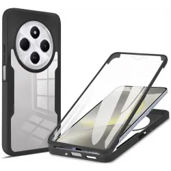 Coque intégrale Phonesta Slim Protect 360 protecteur d'écran pour Xiaomi Redmi 14C / Xiaomi Poco C75 - Noir