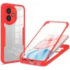 Coque intégrale Phonesta Slim Protect 360 protecteur d'écran pour HONOR 400 - Rouge
