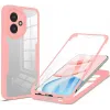 Coque intégrale Phonesta Slim Protect 360 protecteur d'écran pour HONOR 400 - Rose