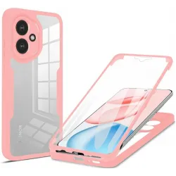 Coque intégrale Phonesta Slim Protect 360 protecteur d'écran pour HONOR 400 - Rose