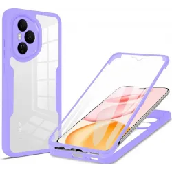Coque intégrale Phonesta Slim Protect 360 protecteur d'écran pour HONOR 400 Pro - Violet